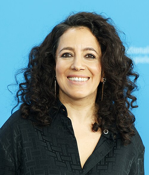 Director Leyla Bouzid pose at the "À Voix Basse" (In A Whisper) photocall at Berlinale 2026 in Berlin, Germany