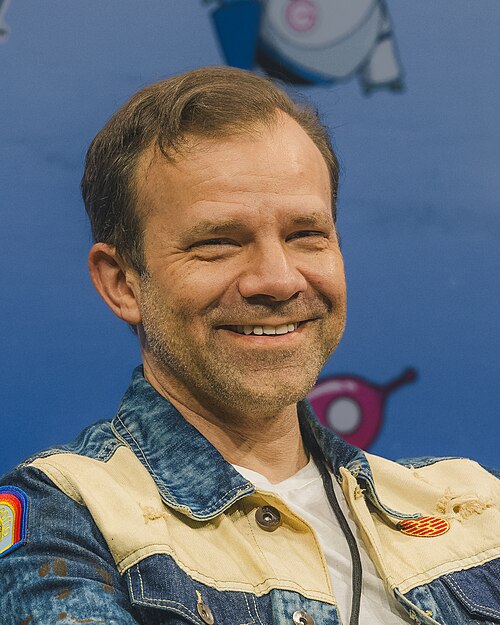 Liam O'Brien, voice actor, at GalaxyCon Raleigh in Raleigh NC July, 25, 2026