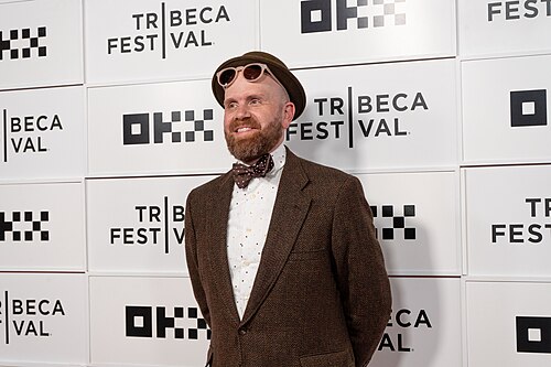 Liam Robinson at the premiere of "Hadestown" at the 25th Tribeca Film Festival in New York City.