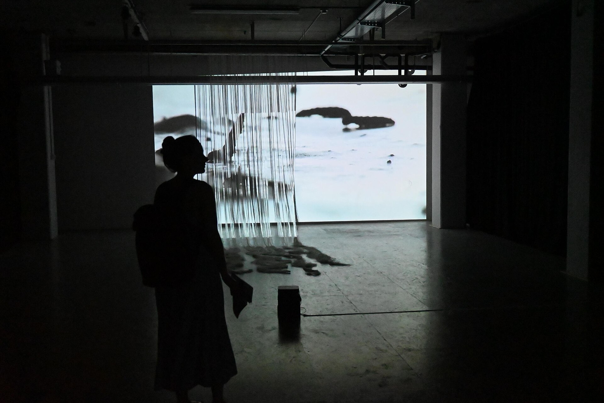 Liang Shaoji's Can Chanchan (Silkworm Spinning) at Art Basel 2025 Parcours