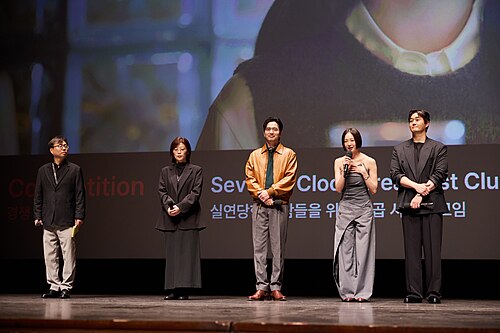 Lim Sun-ae, Lee Jin-wook, Keum Sae-rok, Yoo Ji-tae, director, actors, at the 30th Busan International Film Festival in Busan, South Korea in 2025