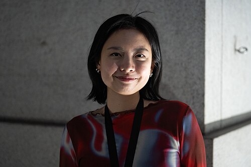 Lin King, co-winner of the National Book Award in Translated Literature (with Yang Shuangzi), at the 2024 National Book Awards