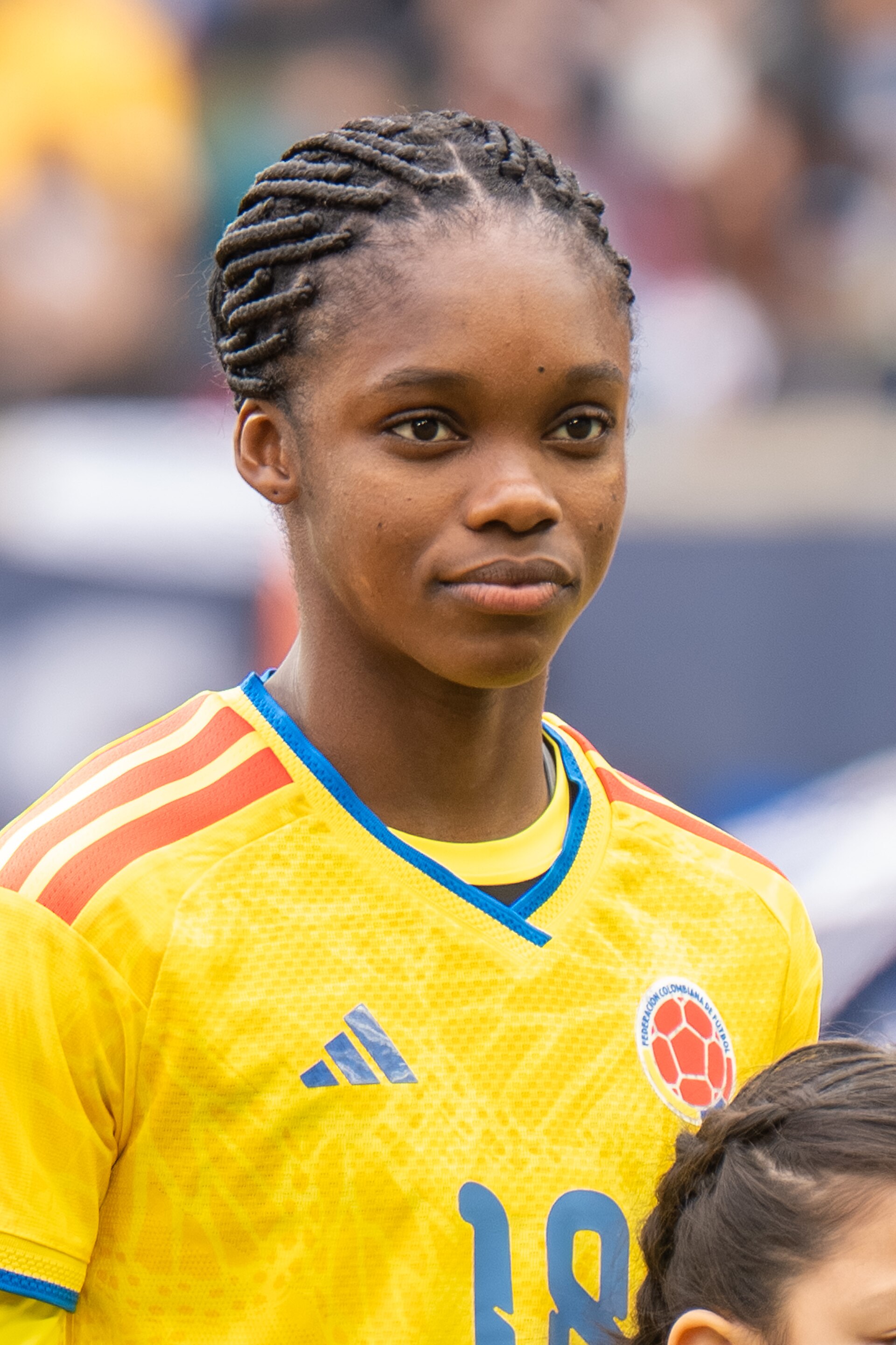 Linda Caicedo during the US Women's Soccer Team vs Colombia at the SheBelieves Cup on March 7, 2026
