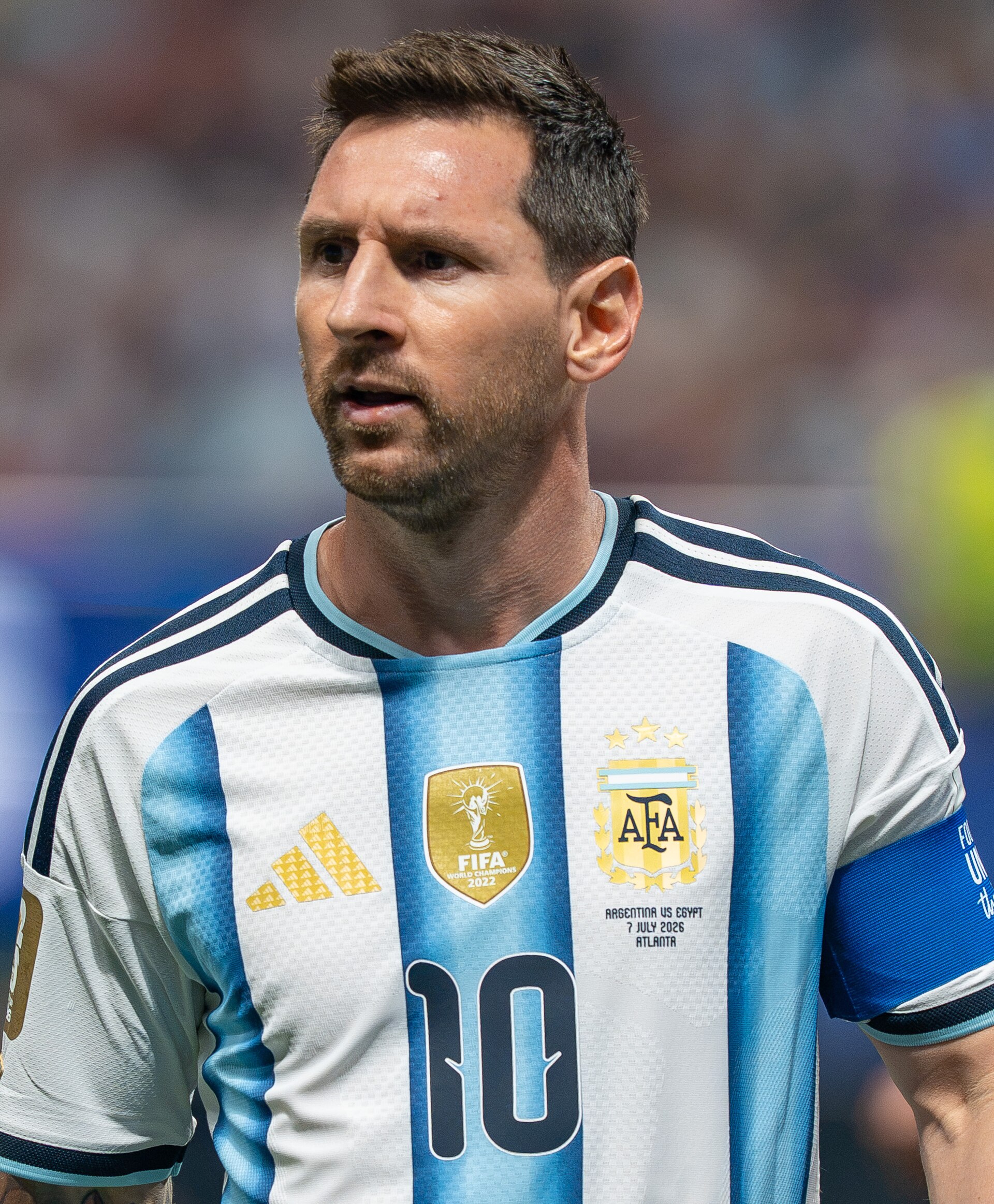 Lionel Messi during Argentina v Egypt at the 2026 FIFA World Cup