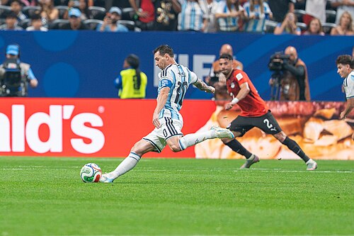 Lionel Messi during Argentina v Egypt at the 2026 FIFA World Cup