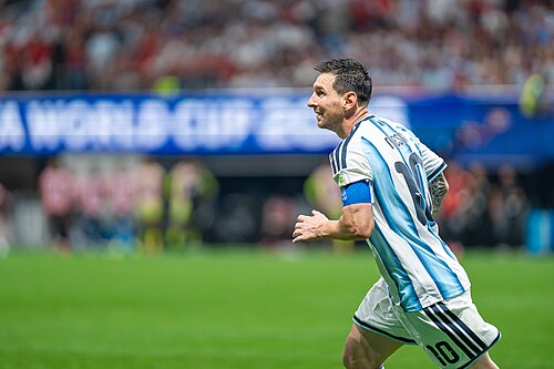 Lionel Messi during Argentina v Egypt at the 2026 FIFA World Cup