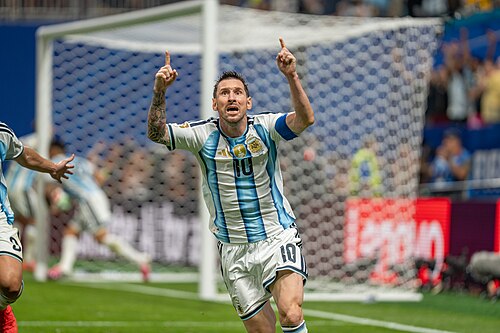Lionel Messi during Argentina v Egypt at the 2026 FIFA World Cup