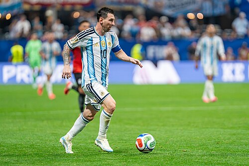 Lionel Messi during Argentina v Egypt at the 2026 FIFA World Cup