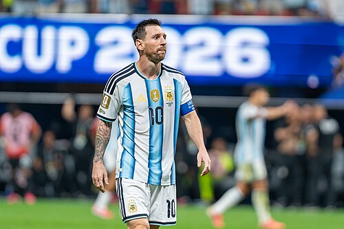 Lionel Messi during Argentina v Egypt at the 2026 FIFA World Cup