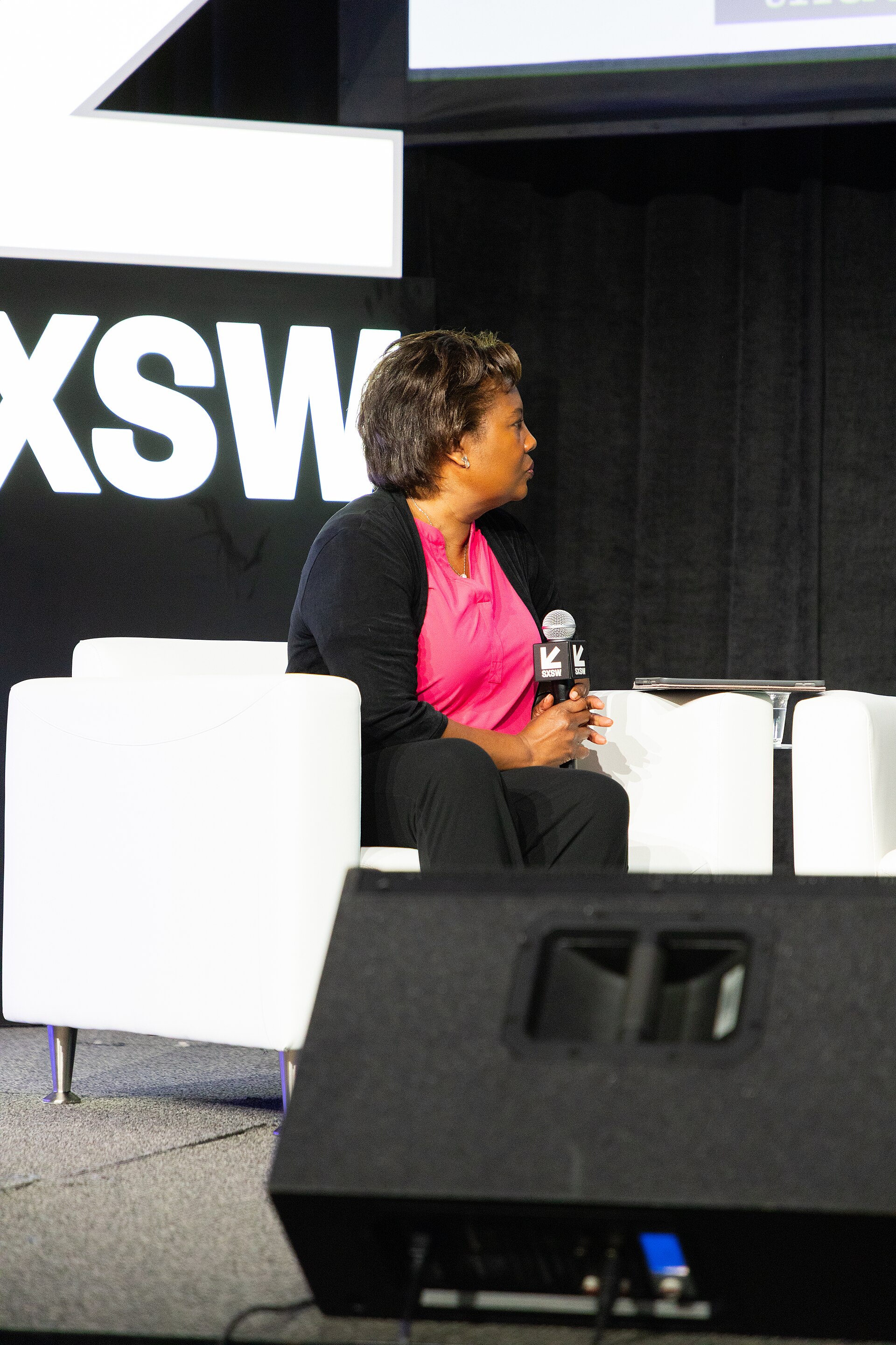 Lisa Matthews, deputy news editor and planning manager of U.S. news at AP, at the 2025 South by Southwest festival.
