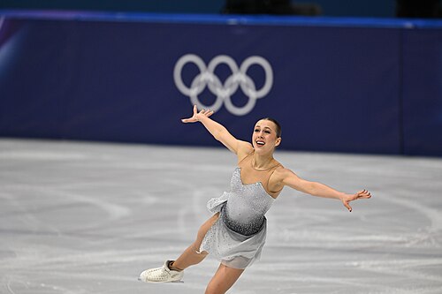 MILAN, ITALY - 19 FEBRUARY 2026: Livia KAISER of Switzerland compete during the Figure Skating Women Single Skating Free Skating at the Olympic Winter Games Milano Cortina 2026  Milano Ice Skating Arena on February 19, 2026 in Milan, Italy