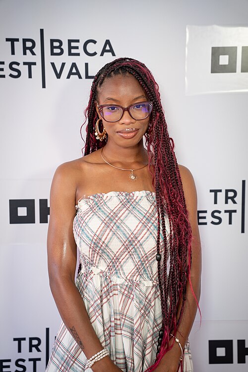 Liyah Nelson at the premiere of HARVEST at Tribeca Film Festival 2026.