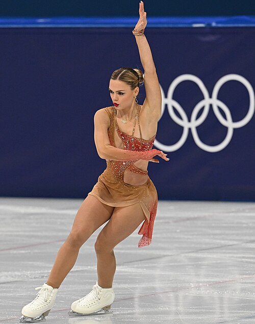 MILAN, ITALY - 19 FEBRUARY 2026: Loena HENDRICKX of Belgium compete during the Figure Skating Women Single Skating Free Skating at the Olympic Winter Games Milano Cortina 2026 Milano Ice Skating Arena on February 19, 2026 in Milan, Italy