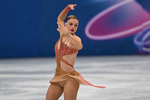 MILAN, ITALY - 19 FEBRUARY 2026: Loena HENDRICKX of Belgium compete during the Figure Skating Women Single Skating Free Skating at the Olympic Winter Games Milano Cortina 2026 Milano Ice Skating Arena on February 19, 2026 in Milan, Italy