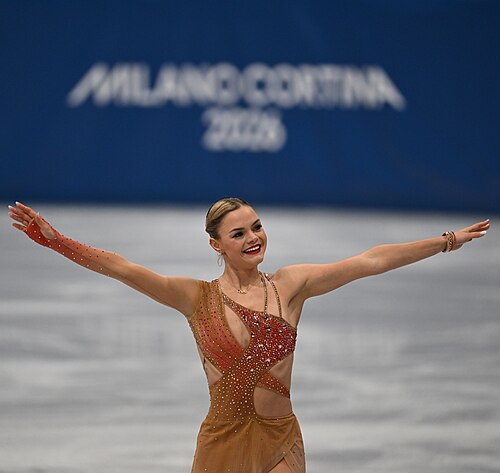 MILAN, ITALY - 19 FEBRUARY 2026: Loena HENDRICKX of Belgium compete during the Figure Skating Women Single Skating Free Skating at the Olympic Winter Games Milano Cortina 2026 Milano Ice Skating Arena on February 19, 2026 in Milan, Italy