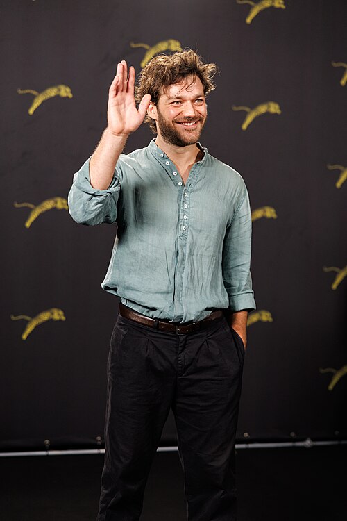 Lorenzo Richelmy attends "Alberi erranti" photocall during the 79th Locarno Film Festival on August 10, 2026 in Locarno, Switzerland.