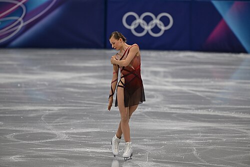 MILAN, ITALY - 19 FEBRUARY 2026: Lorine SCHILD of France compete during the Figure Skating Women Single Skating Free Skating at the Olympic Winter Games Milano Cortina 2026  Milano Ice Skating Arena on February 19, 2026 in Milan, Italy