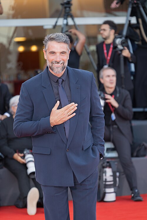 Luca Calvani, actor, at 82nd Venice International Film Festival in Venice, Italy.