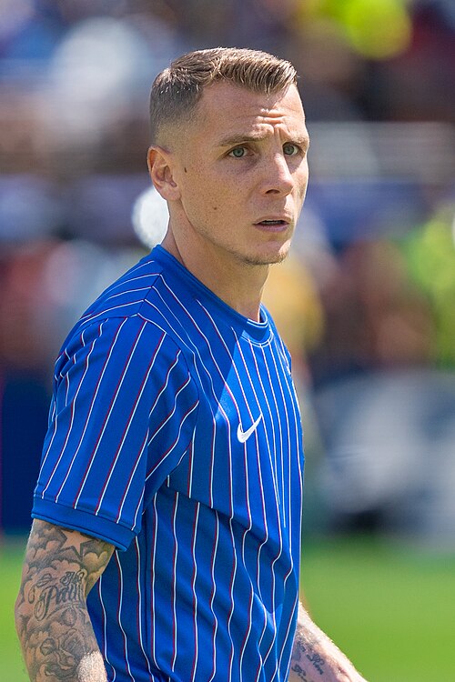 Lucas Digne during France v Senegal on 16 June 2026 at the 2026 FIFA World Cup at NY/NJ Stadium in East Rutherford, NJ