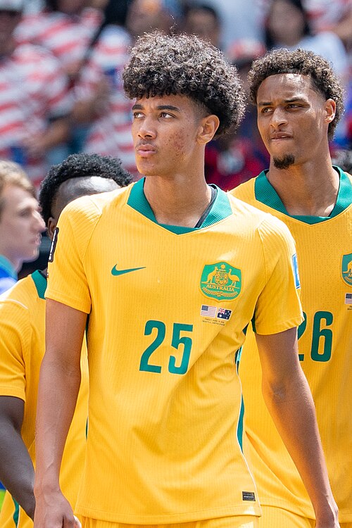 Lucas Herrington during United States v Australia on 19 June 2026 at the 2026 FIFA World Cup