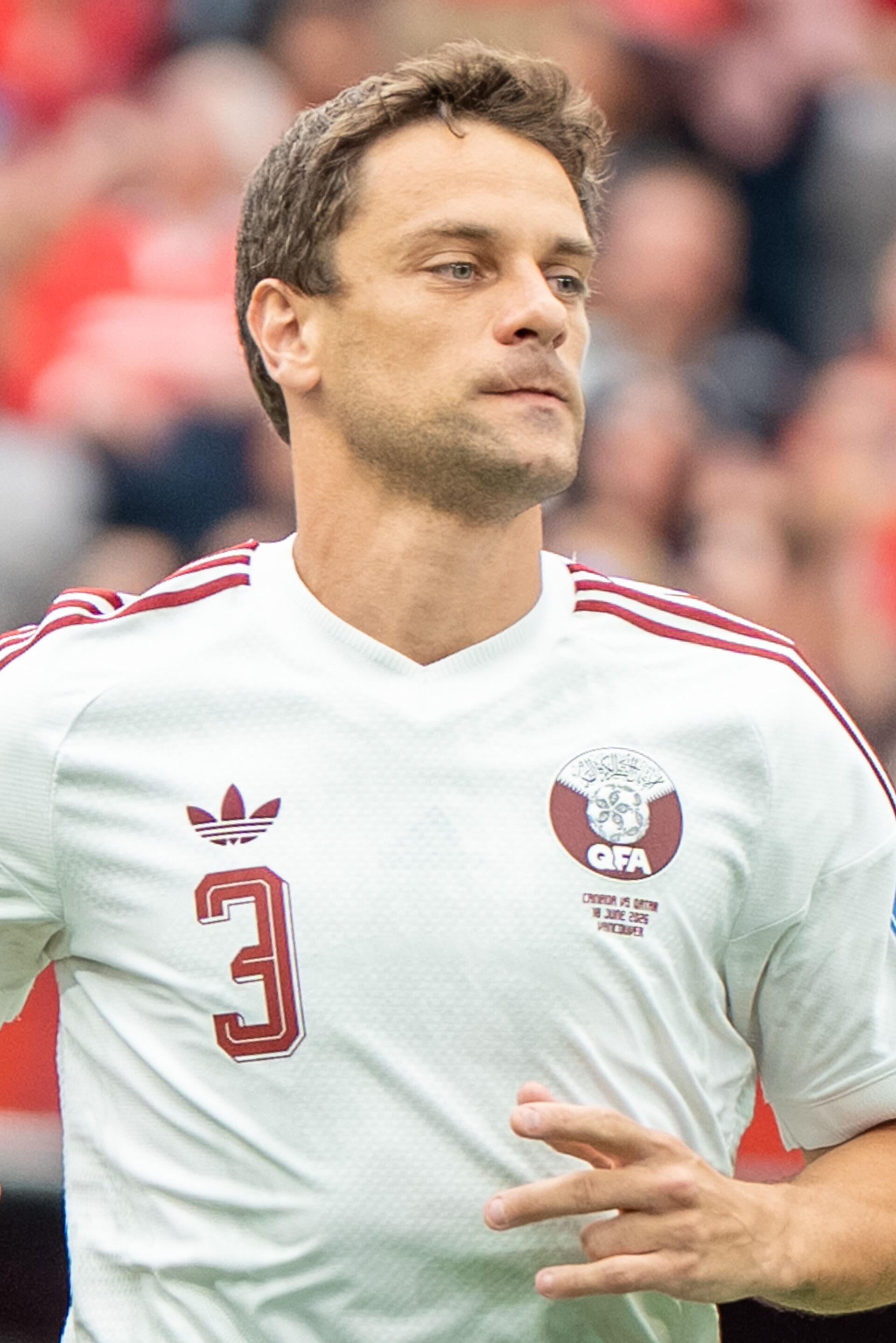 Lucas Mendes during Canada v Qatar on 18 June 2026 at the 2026 FIFA World Cup