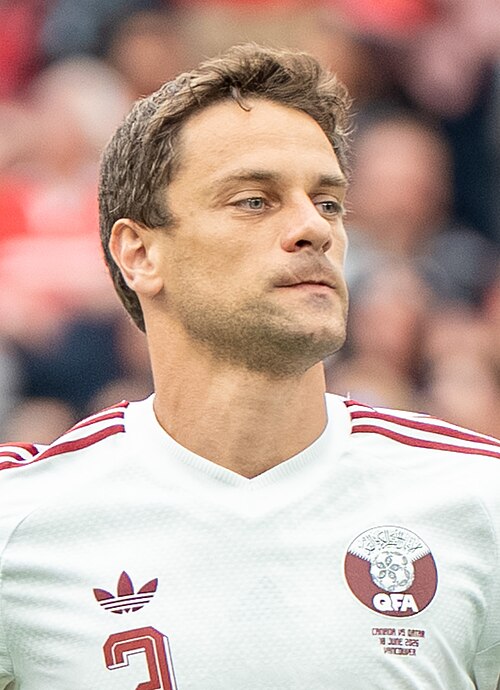 Lucas Mendes during Canada v Qatar on 18 June 2026 at the 2026 FIFA World Cup