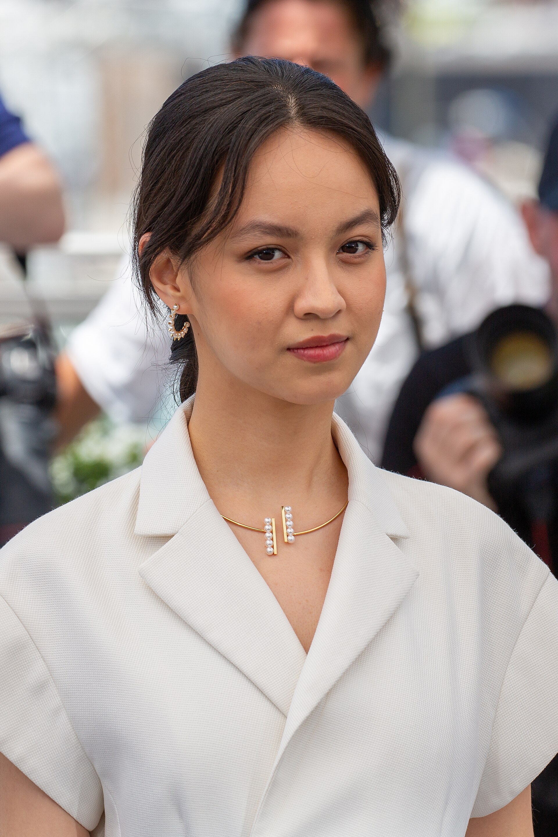 Lucie Zhang at 2025 Cannes Photocall