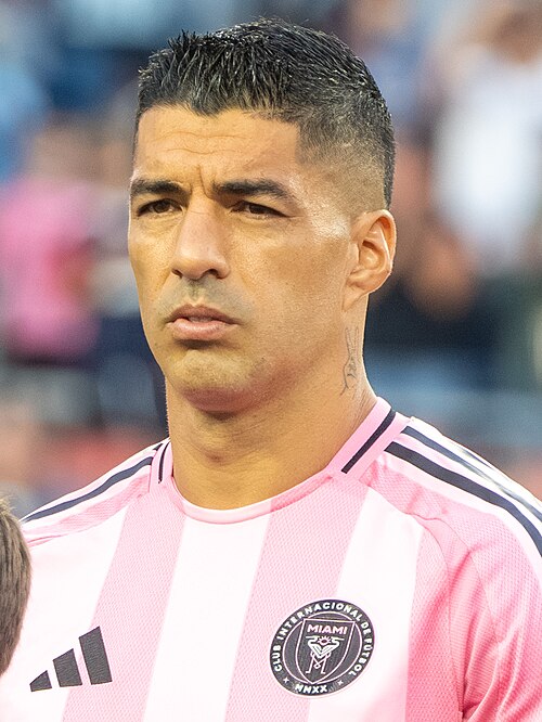 Luis Suárez during New England Revolution vs Inter Miami on July 9, 2025