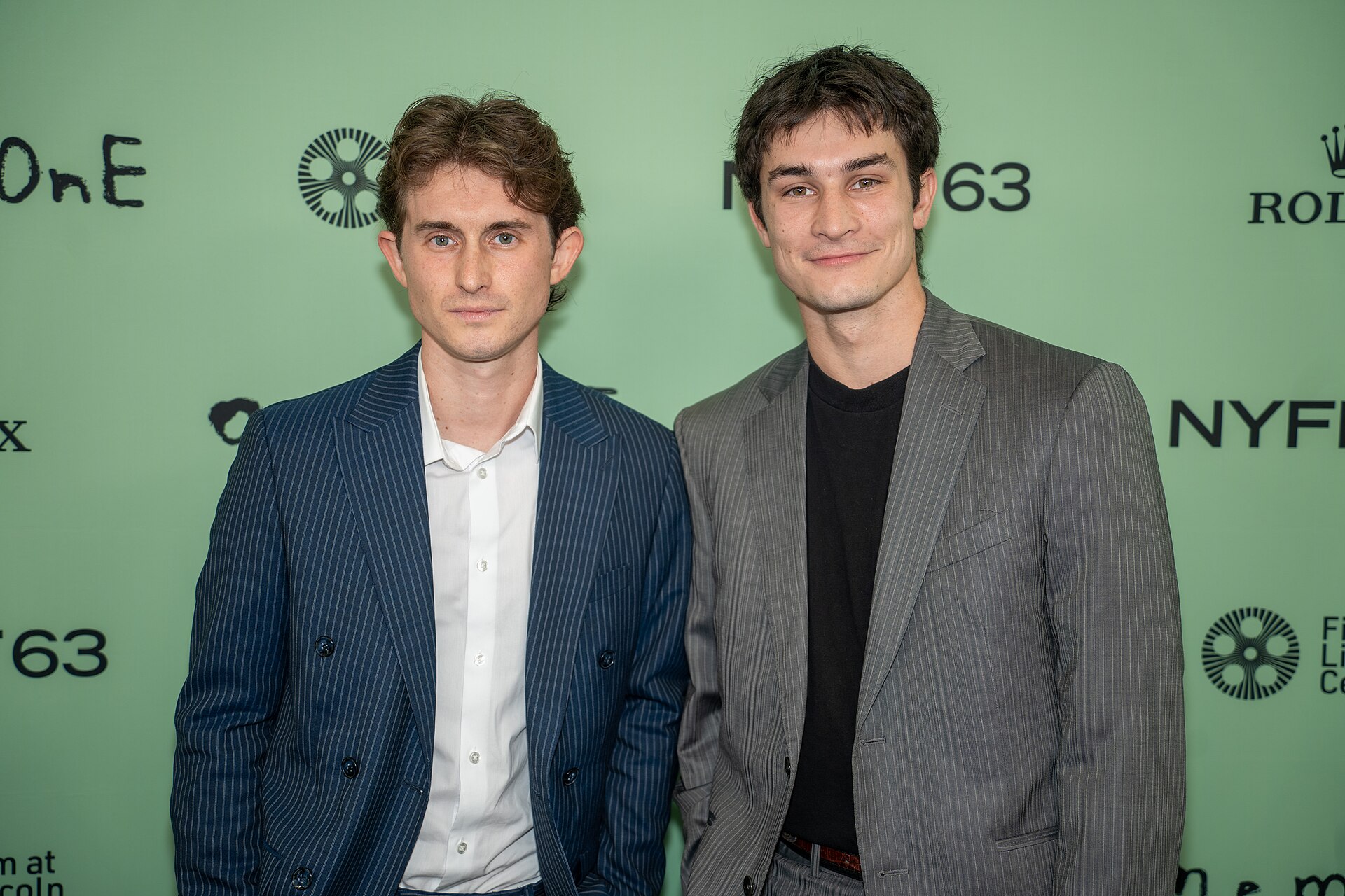 Lukas Battle and Isaac Battle at the 63rd annual New York Film Festival at Lincoln Center in 2025 for the film Anemone