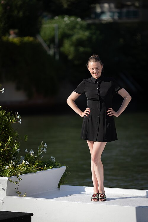 Actress Luna Wedler Movie The Girl with the Leica at the 83rd Venice FILM festival