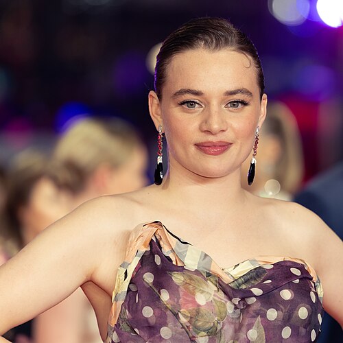 Actress Luna Wedler at the opening of the 2026 Berlin International Film Festival