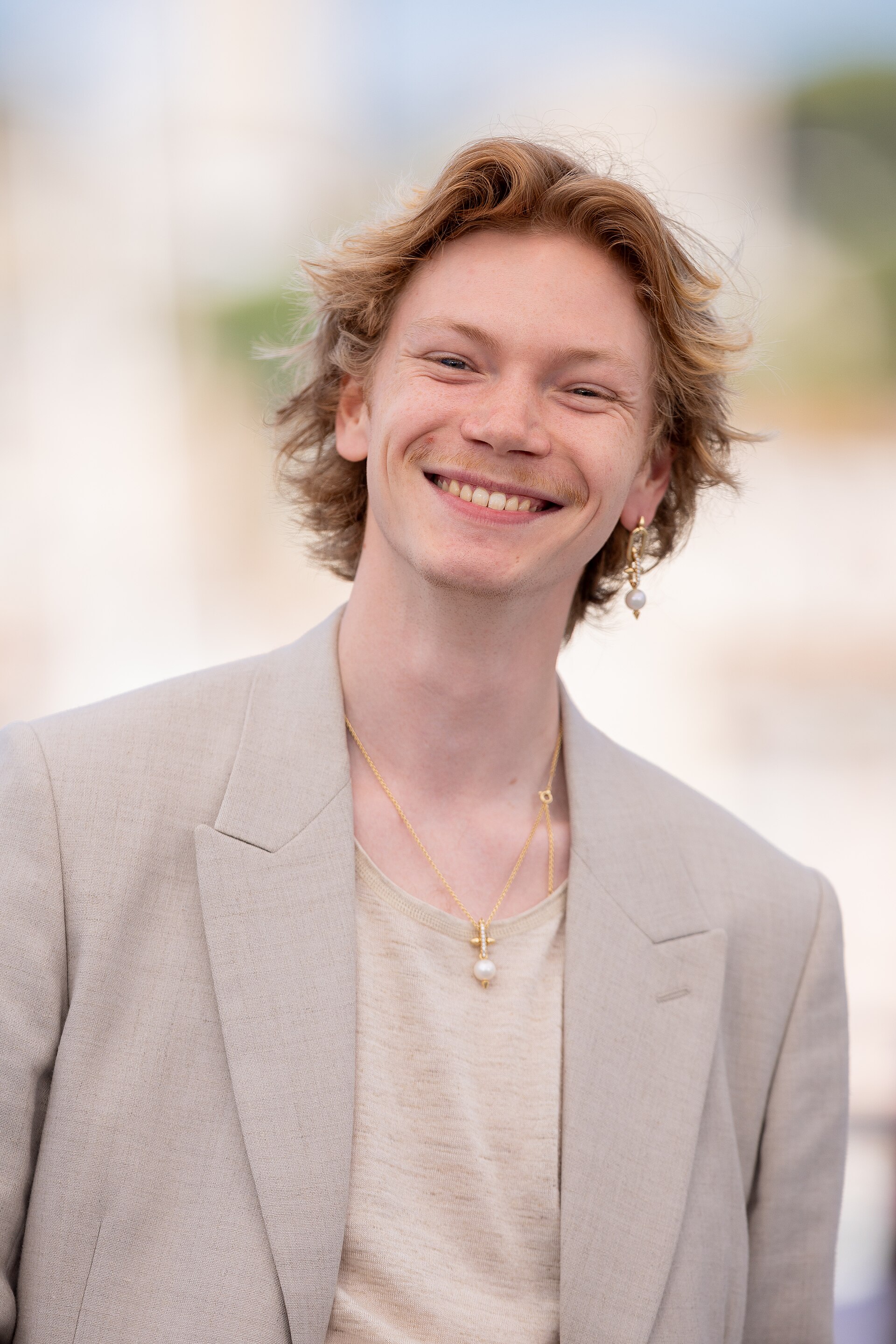 Filip Schnack presenting the movie Sound of Falling at the 2025 Cannes Film Festival