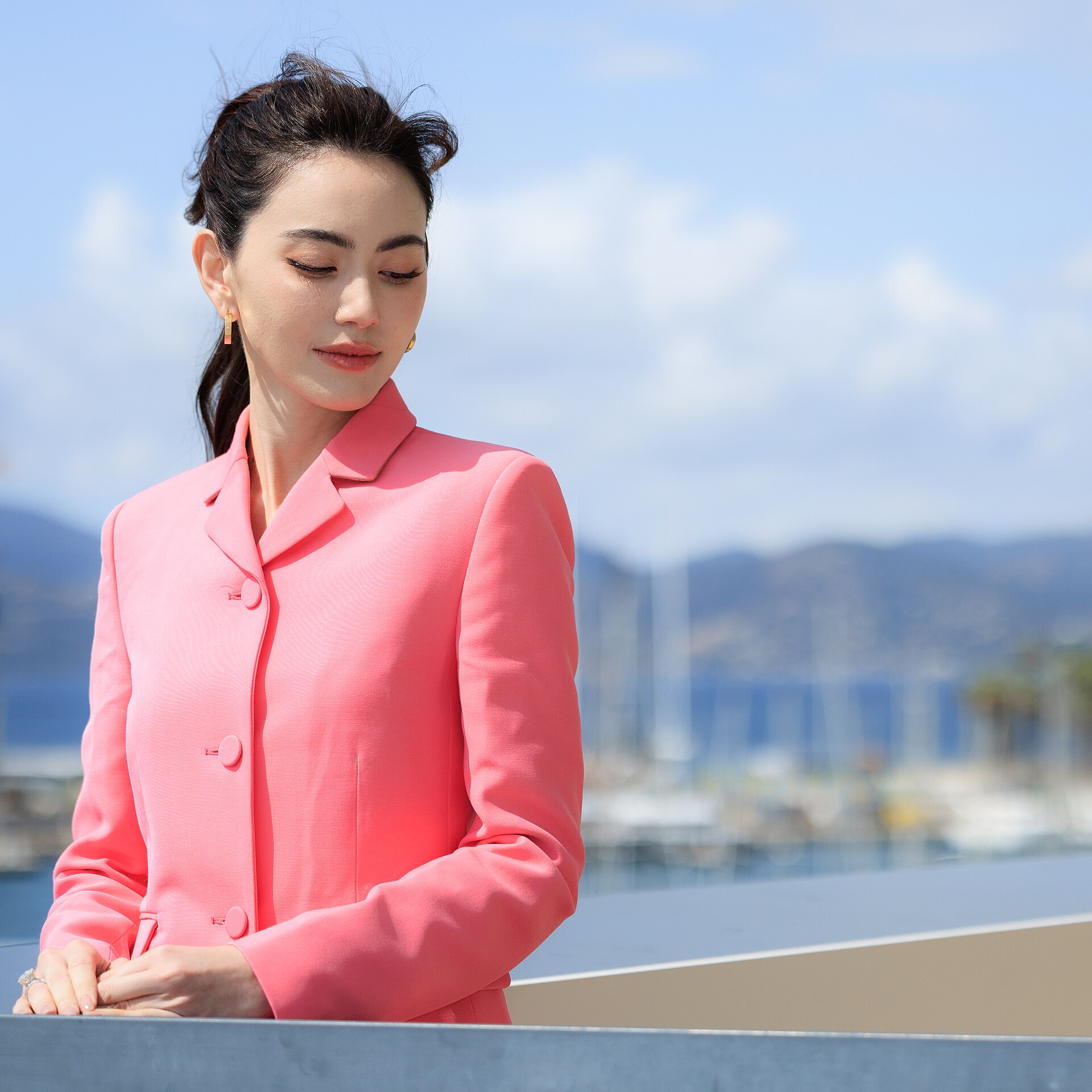 Davika Hoorne presenting the movie A Useful Ghost at the 2025 Cannes Film Festival