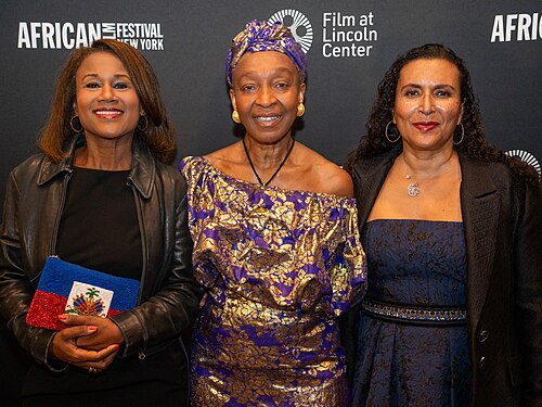 Magalie Laguerre-Wilkinson Mahen Bonetti Patricia Blanchet at the 2025 New York African Film Festival