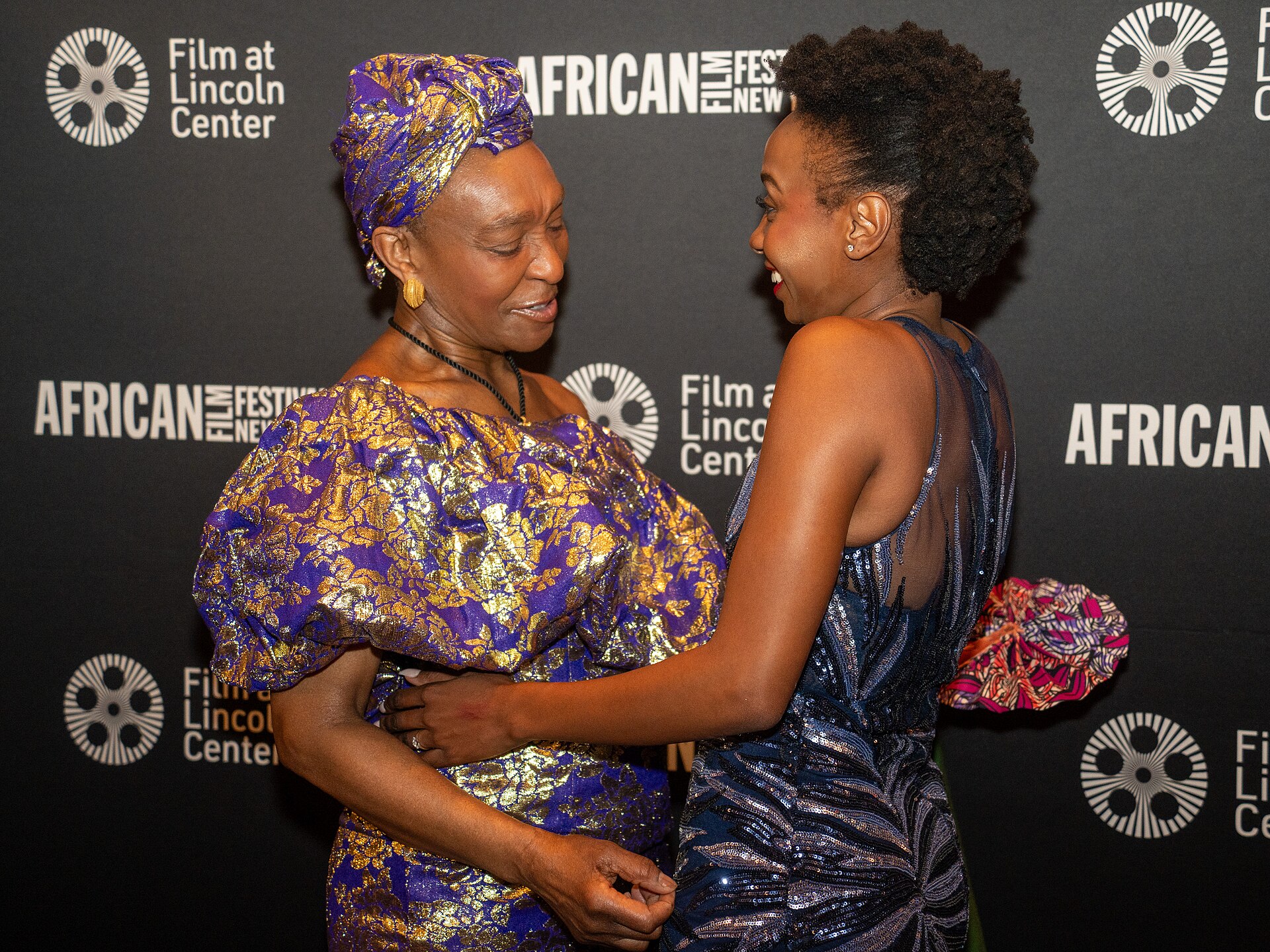 Mahen Bonetti and Zoe Ramushu at the 2025 New York African Film Festival