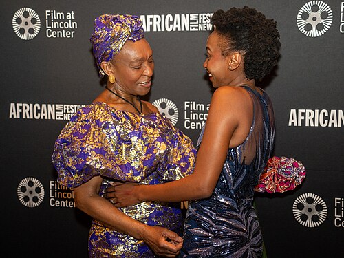 Mahen Bonetti and Zoe Ramushu at the 2025 New York African Film Festival