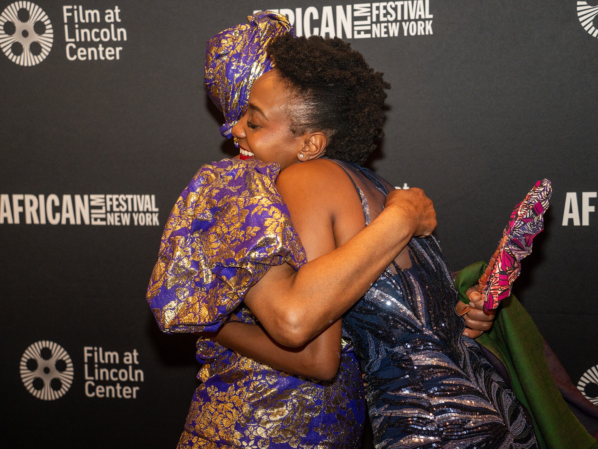 Mahen Bonetti and Zoe Ramushu at the 2025 New York African Film Festival