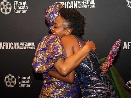 Mahen Bonetti and Zoe Ramushu at the 2025 New York African Film Festival