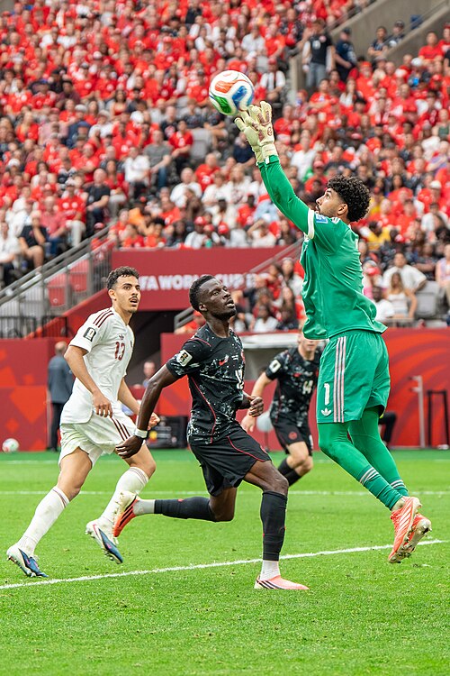 Mahmud Abunada during Canada v Qatar on 18 June 2026 at the 2026 FIFA World Cup