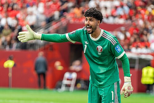 Mahmud Abunada during Canada v Qatar on 18 June 2026 at the 2026 FIFA World Cup