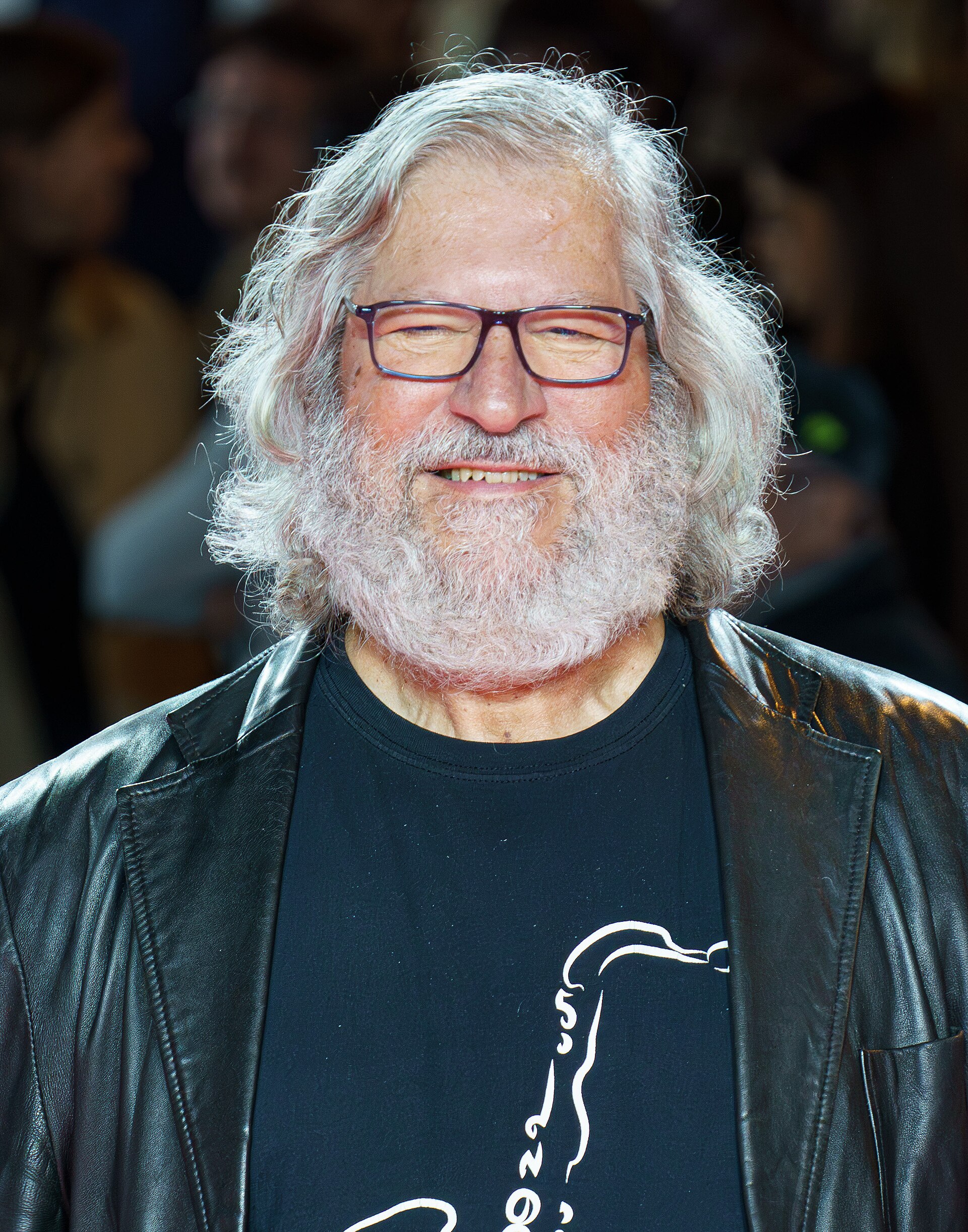 José Miguel López  at the Red Carpet of the Malaga 2025 Festival next to Cervantes Theater
