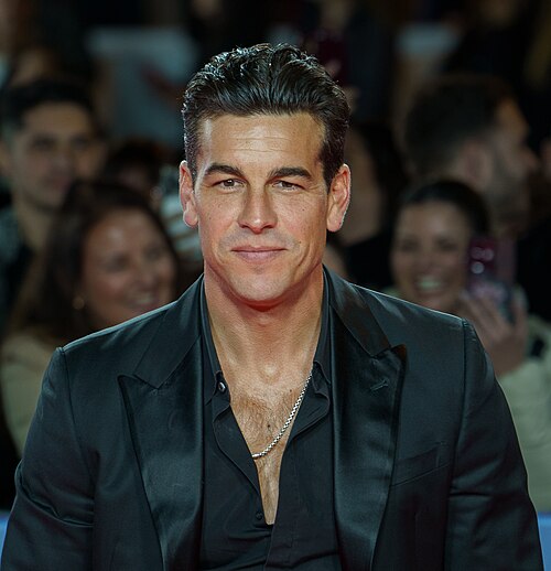 Mario Casas at the Red Carpet of the Malaga 2025 Festival next to Cervantes Theater