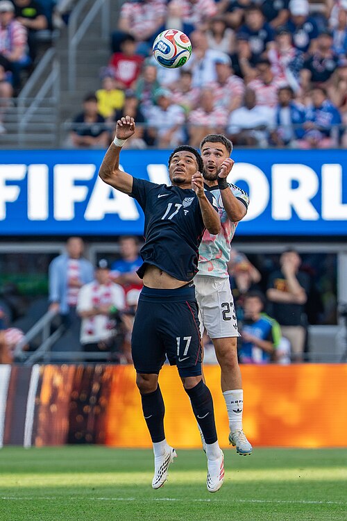 Malik Tillman Nicolas Raskin during Belgium v United States at the 2026 FIFA World Cup