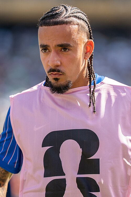 Malo Gusto during France v Senegal on 16 June 2026 at the 2026 FIFA World Cup at NY/NJ Stadium in East Rutherford, NJ