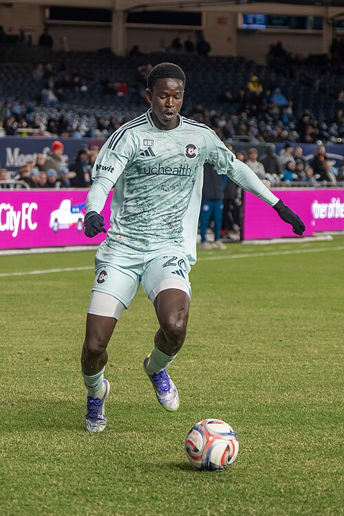 Mamadou Billo Diop during NYCFC vs Colorado Rapids on March 14, 2026
