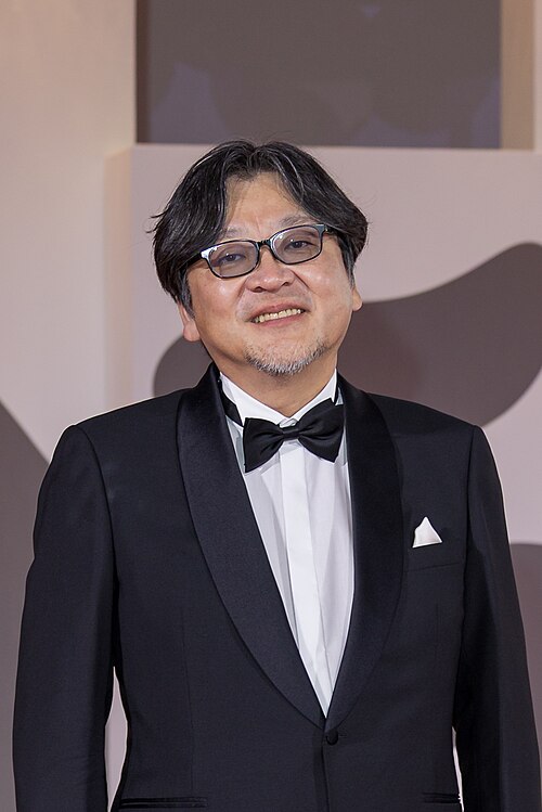 Mamoru Hosoda, director, at 82nd Venice International Film Festival in Venice, Italy for the film "Hateshinaki Scarlet (Scarlet)".