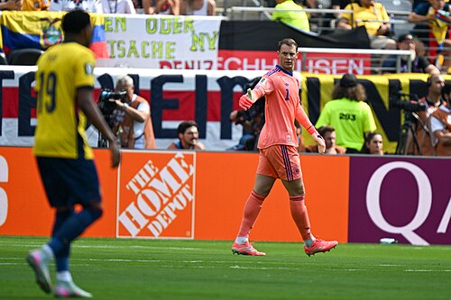 EAST RUTHERFORD, UNITED STATES - June 25: Goalkeeper Manuel Neuer #1 during the FIFA World Cup 2026 Group E match between Ecuador  and  Germany on June 25, 2026 MetLife Stadium, East Rutherford, New Jersey
