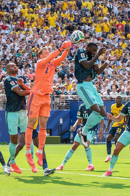 Manuel Neuer Antonio Rudiger during Ecuador v Germany on 25 June 2026 at the 2026 FIFA World Cup