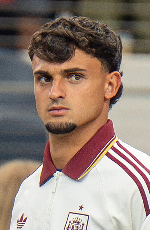 Marc Pubill during France v Spain at the 2026 FIFA World Cup