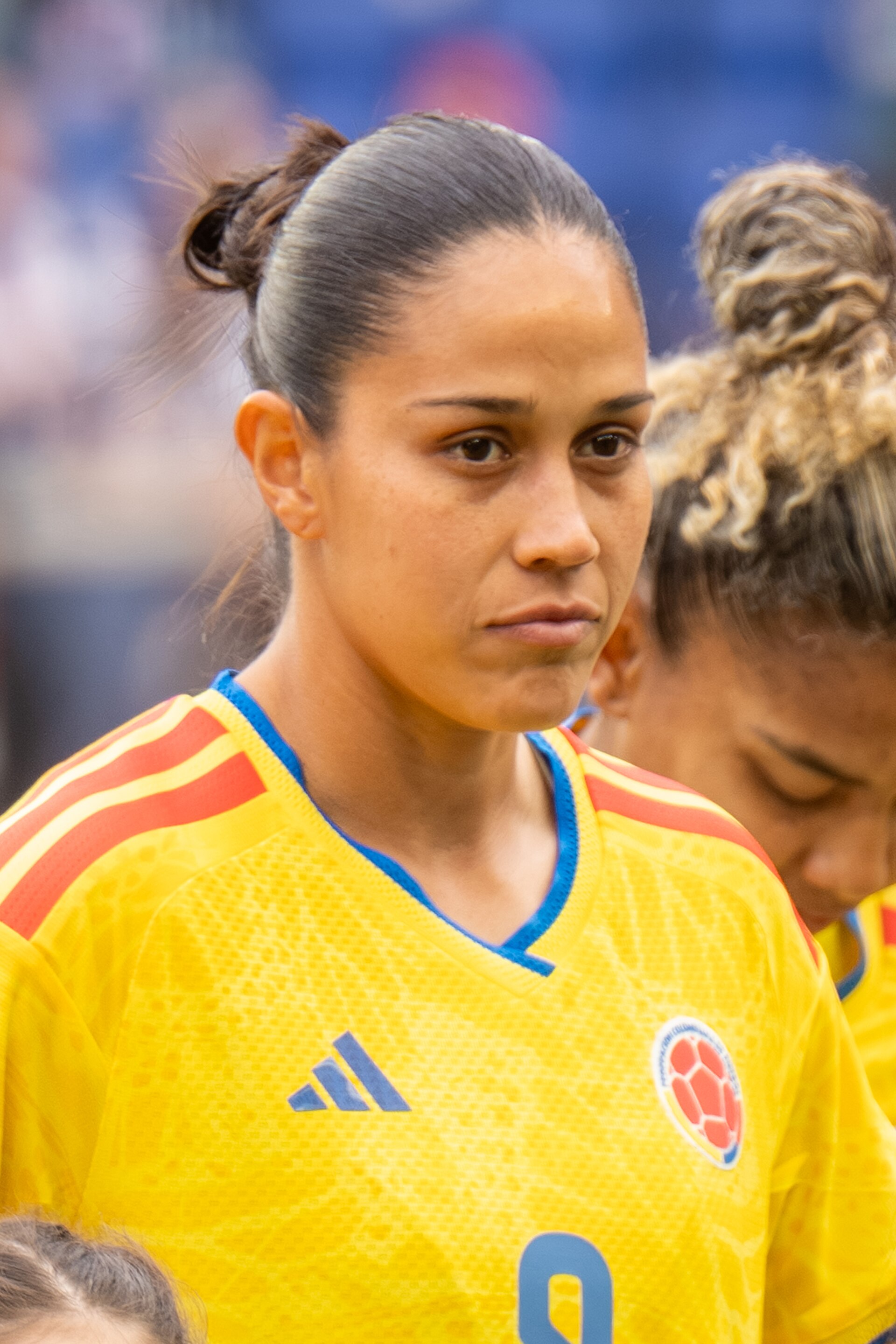 Marcela Restrepo during the US Women's Soccer Team vs Colombia at the SheBelieves Cup on March 7, 2026